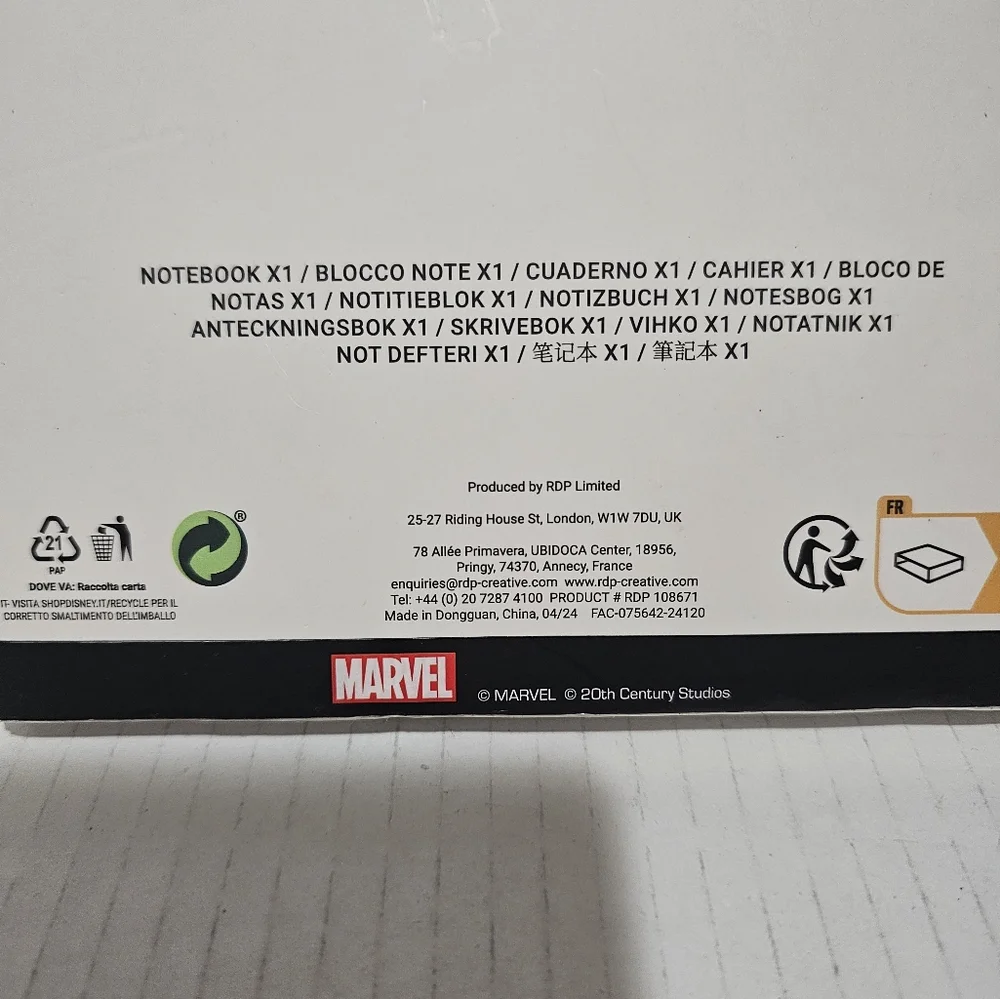 Deadpool & wolverine Promotional notebook with 3 postcards